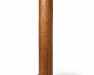 Vintage Oak Column Plant Stand bid #46
