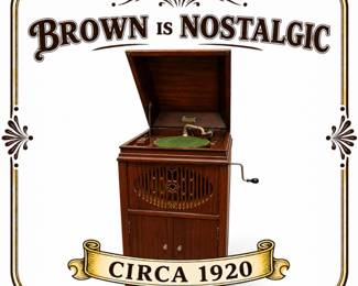 Antique Brunswick Phonograph bid #23