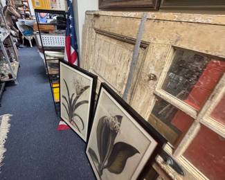 19 ft mirrored door, art on every wall