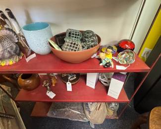 Shelf is display but all the fun items on are for sale
