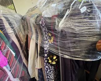 More racks of clothes