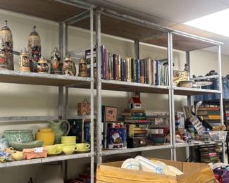 Glassware, vintage, antiques