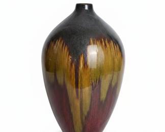 Collection of Decorative Home Decor Items including Watercolor Art, Crackle Glaze Ginger Jar, and Metallic Bookends sixth image