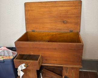 Rare circa 1850 Sugar Closet