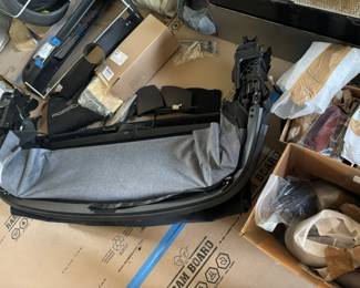 Porsche Boxster Convertible Cover, Side Door Handles, Windshield Wipers etc
