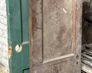 Classic old doors with some hingest