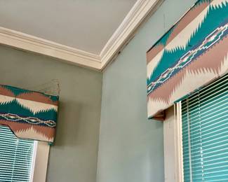 Tourquoise Vertical blinds and Valances