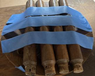 Round Stool with Legs to Attach