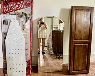 Mid-Century Full Length Medicine Cabinet with Mirror