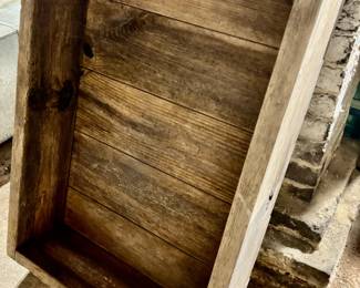 A sturdy Turn of Century hand made Wood Box