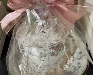 Petite China Cup, Saucer, Spoon