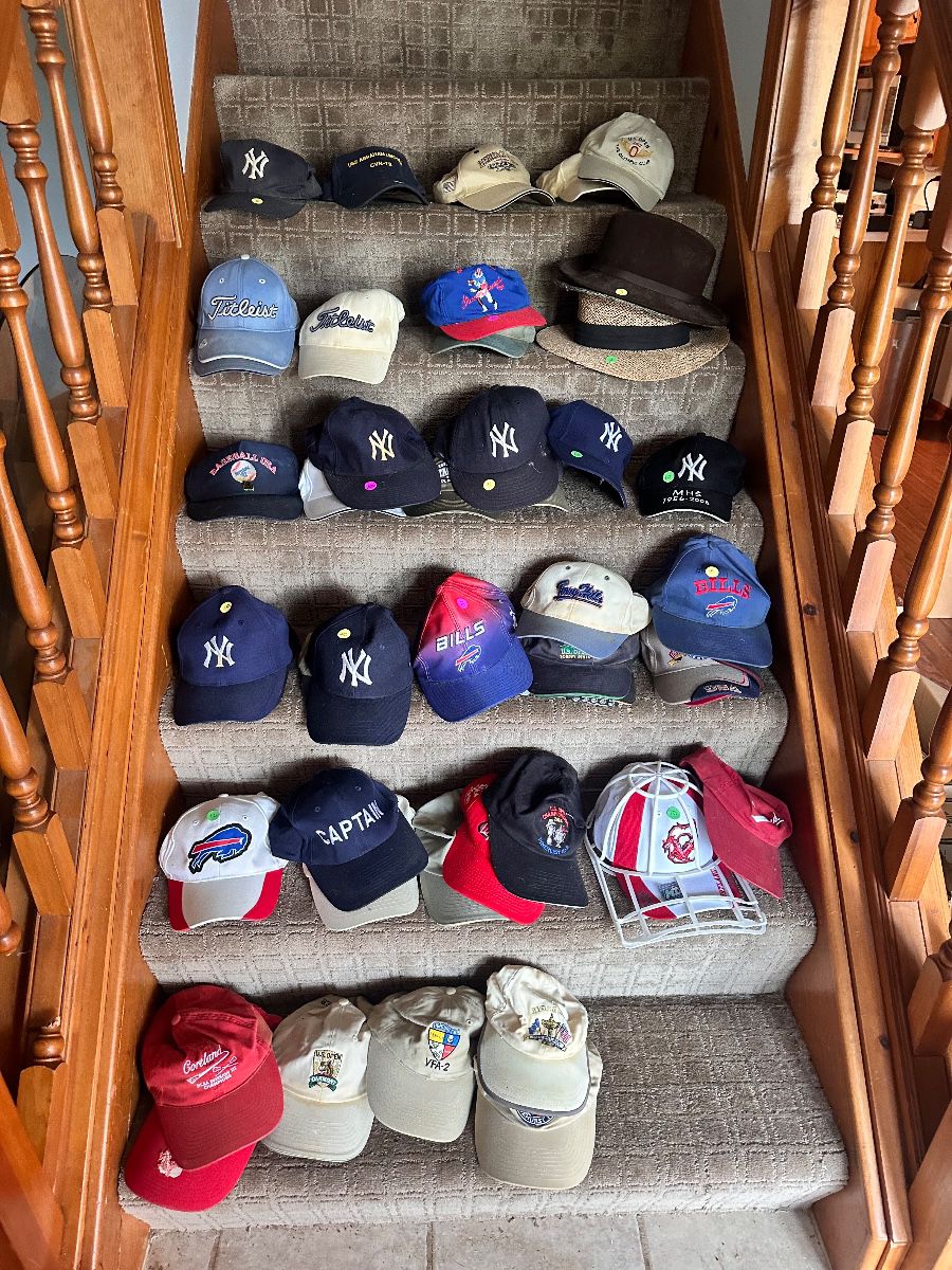 Baseball caps old and new