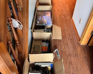 Lots of books especially baseball and WW2