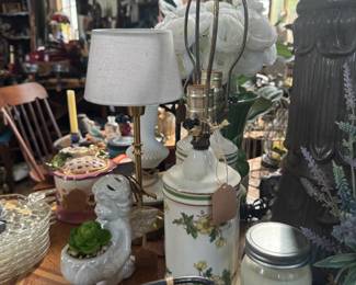 lamps, garden decor