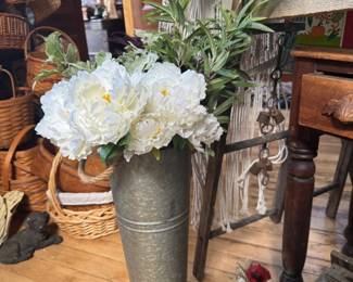 flowers, baskets