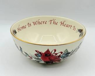 163 LenoxWinterGreetingsAmericanHomeCollectionBowl