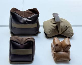 87 LeatherFabricShootingRestBags