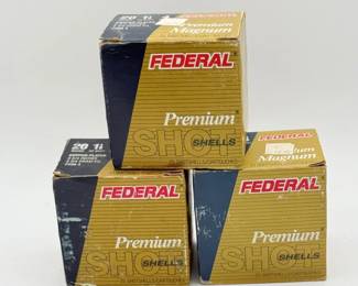 64 FederalPremiumMagnum20GaugeShotshells
