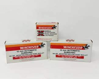 41 Winchester10mmAutomaticSubsonicSuperXCenterfirePistolAmmo