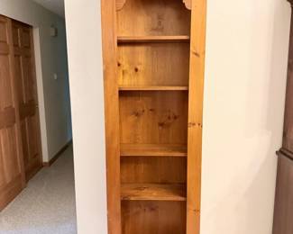 173 TallNarrowWoodenBookcase