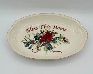 164 LenoxWinterGreetingsAmericanHomeCollectionDish