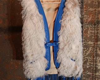 70's Fur Jacket With Fringe- SUPER FUNKY