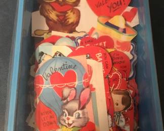 Valentine cards from 1950's