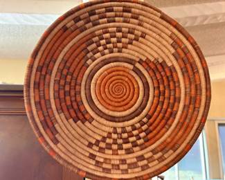 Handwoven bowl from Rowanda