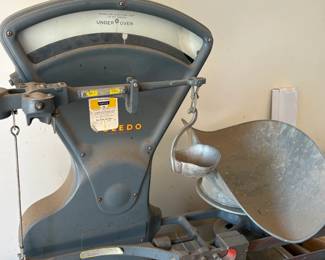 Toledo "Speedweigh industrial over-under fan scale - Mid-Century