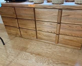 MCM Brutalist Dresser - 12 drawer