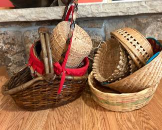 Variety of decorative baskets