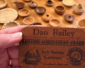 Variety of hand turned bowls by Master Woodturner and my dad, Dan Bailey