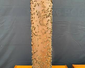 MCM Wood and Metal Lamp