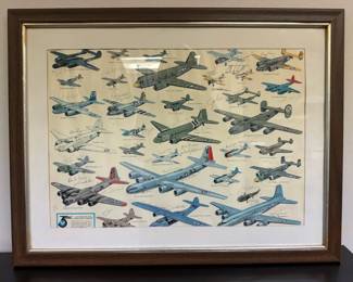 35th Anniversary AF WWll Sampler Print