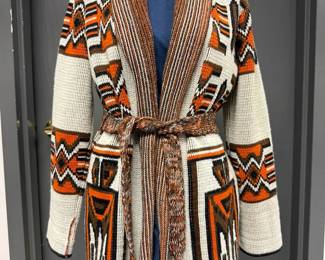 07 70s Boho Cardigan