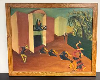 06 Surrealist Style Flamenco Performance Painting