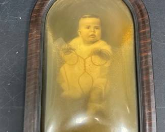 Antique Portrait In Bubble Frame