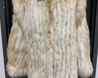 Blue Fox Fur Jacket