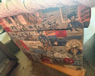 Vintage Upholstered Toy Box