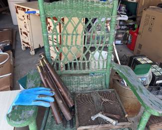Antique Wicker Rocker