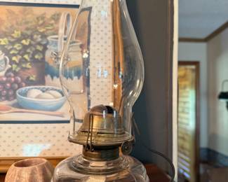Glass Oil Lamp