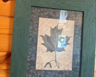 Rustic Framed Leaf (2 of3)