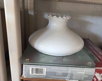 Milk Glass Lamp Shade