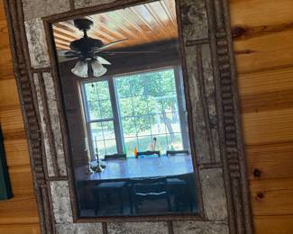 Rustic Birch Mirror