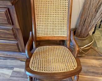 Victorian Cane Rocking Chair