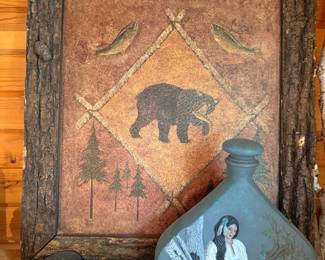 Rustic Bear Wall Decor