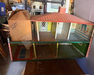 Vintage 1960’s Metal Dollhouse