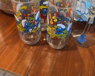 Smurf collectible glasses!