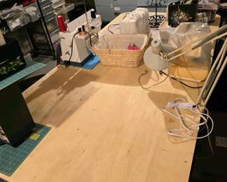250 largecustombuiltwoodenworktable