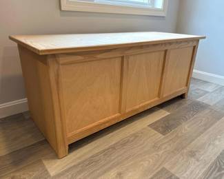 058 oakveneerblanketchesttrunk